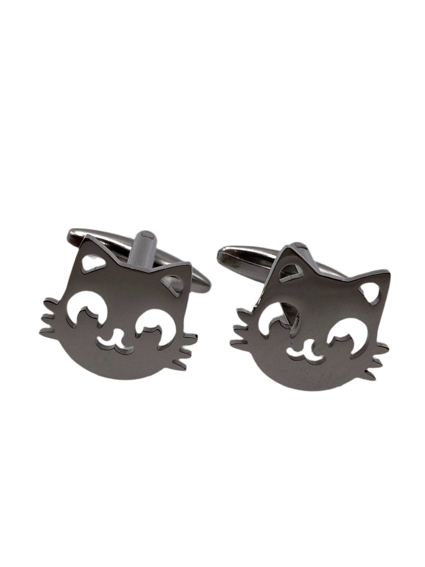 Gemelli da polso FACCINA GATTO CROMO 319