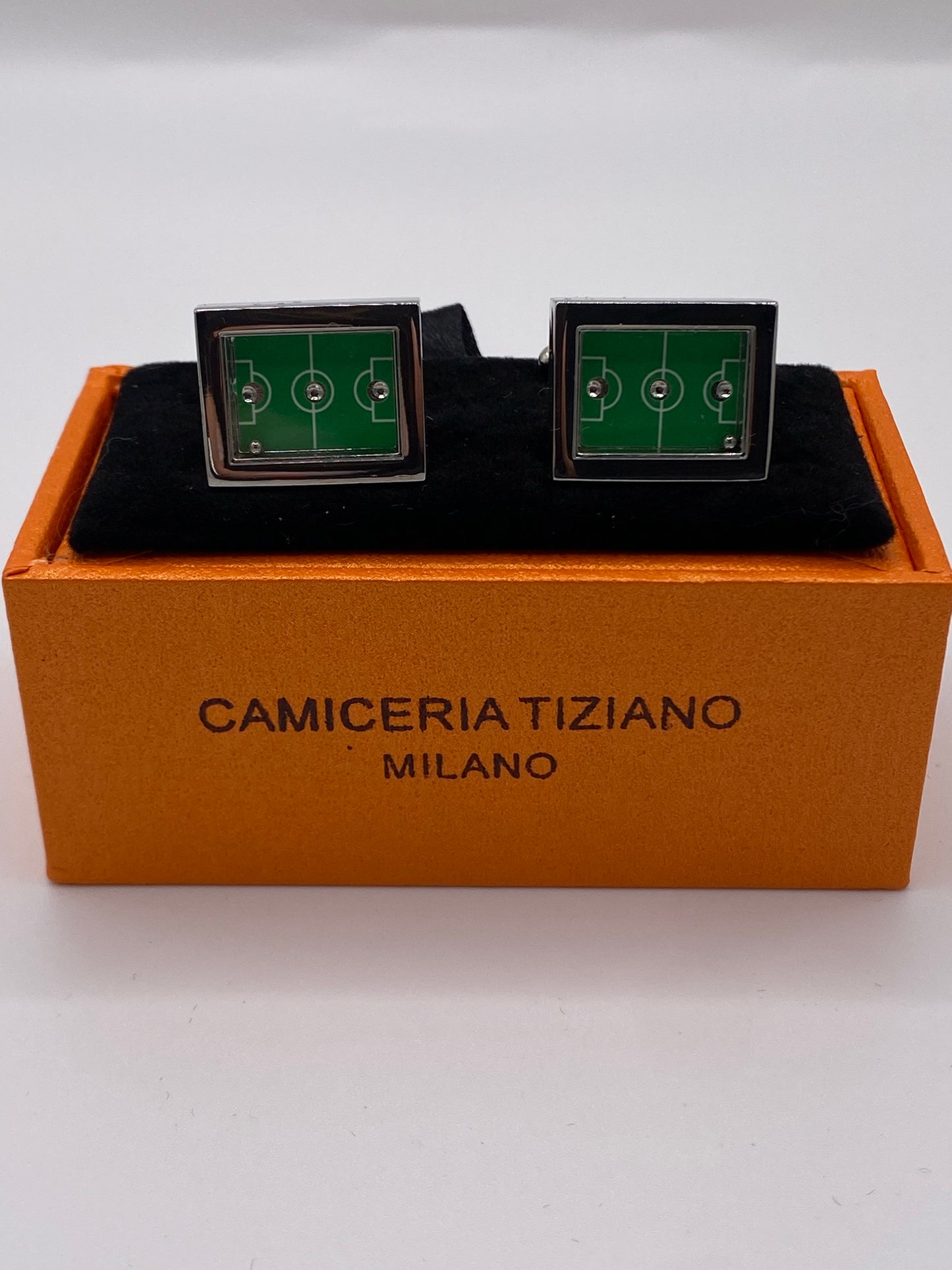 Gemello da polso. CAMPO DA CALCIO CON PALLINA MOVIBILE 238