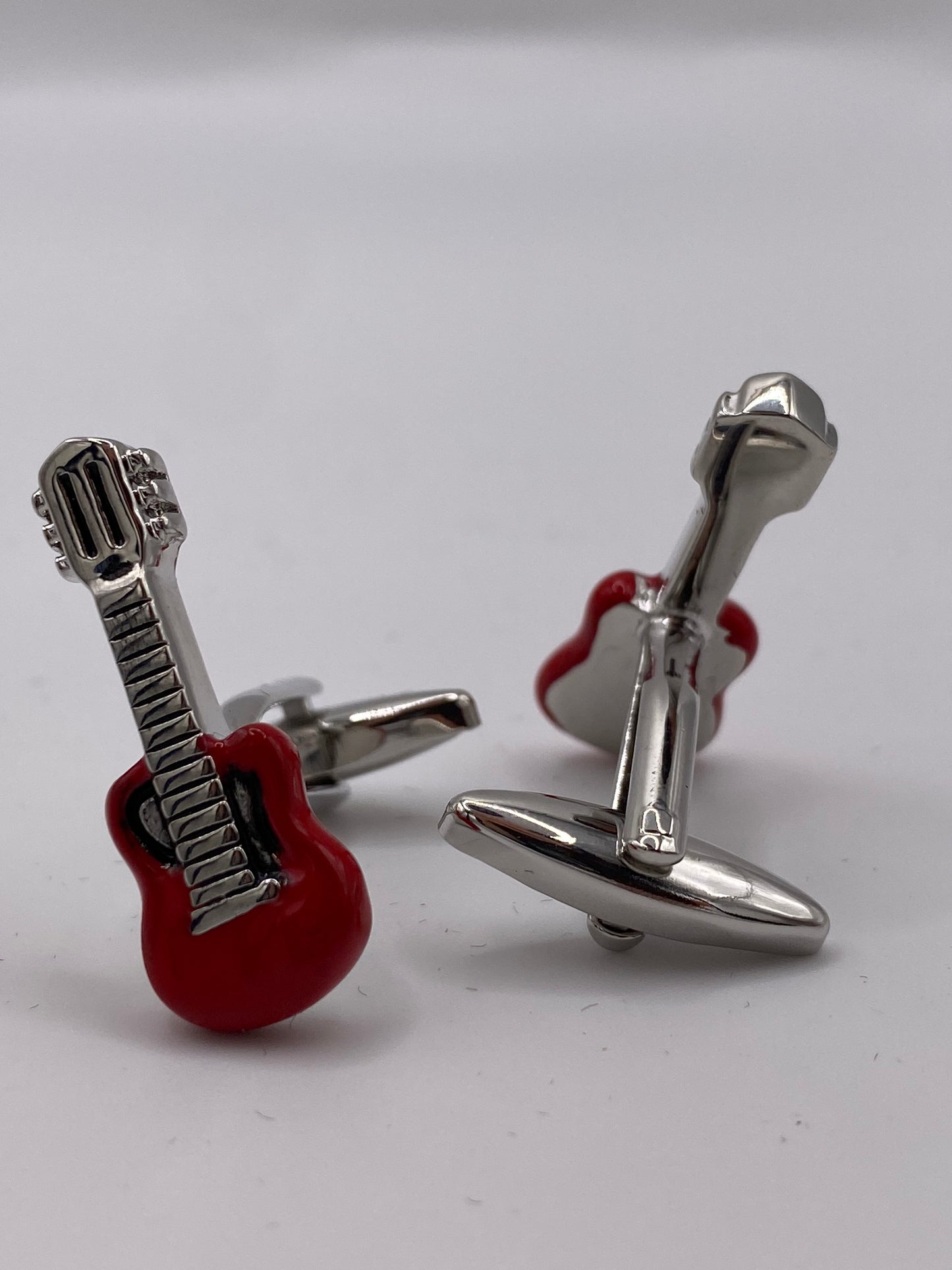 Gemello da polso CHITARRA ELETTRICA ROSSA 085