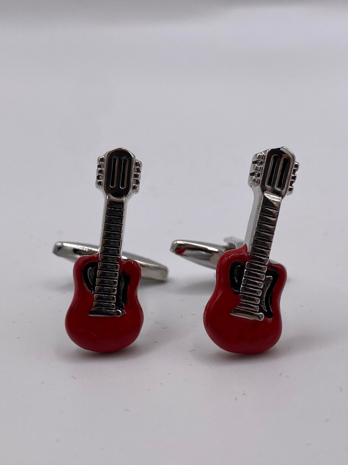 Gemello da polso CHITARRA ELETTRICA ROSSA 085