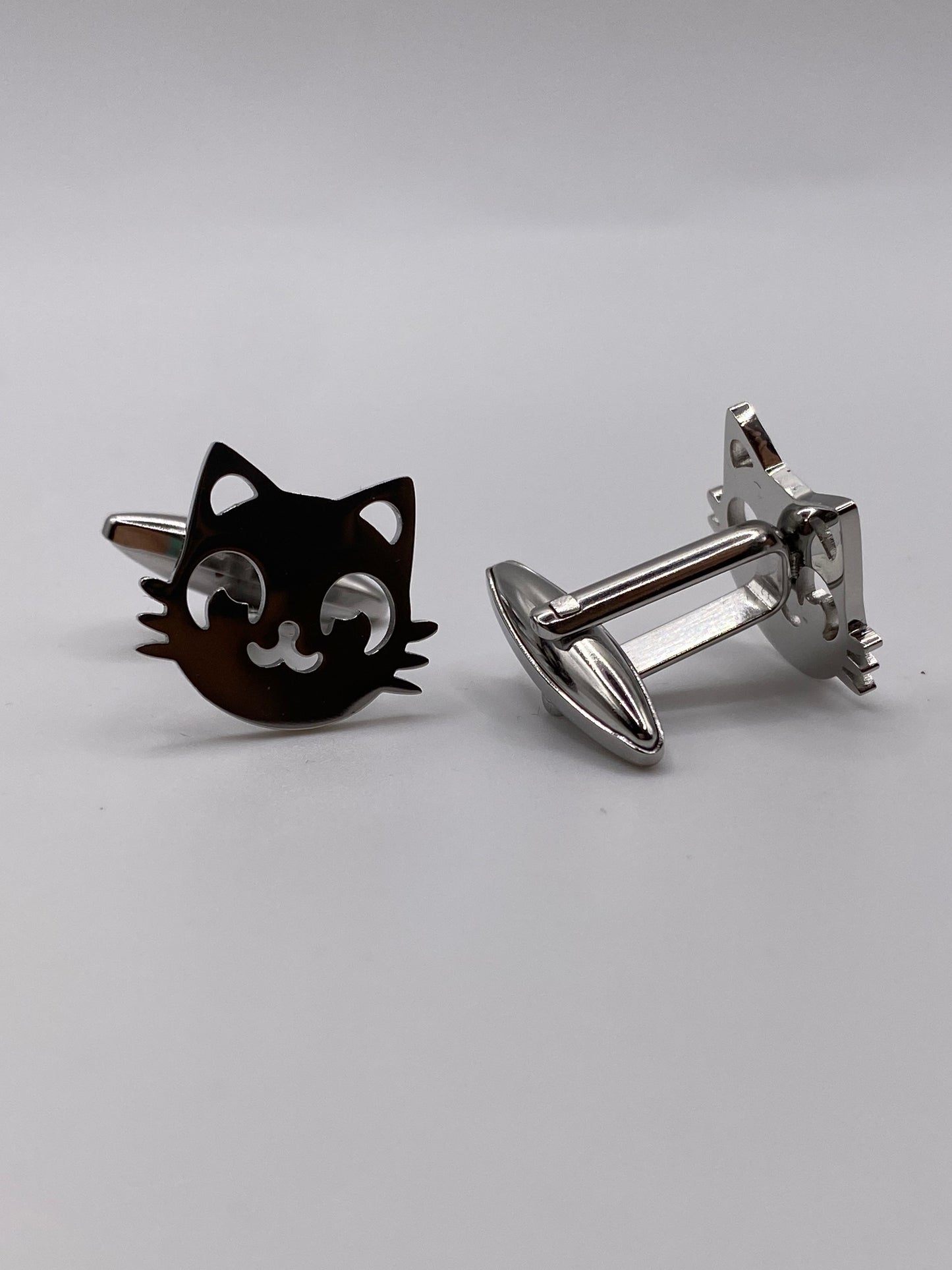 Gemelli da polso FACCINA GATTO CROMO 319
