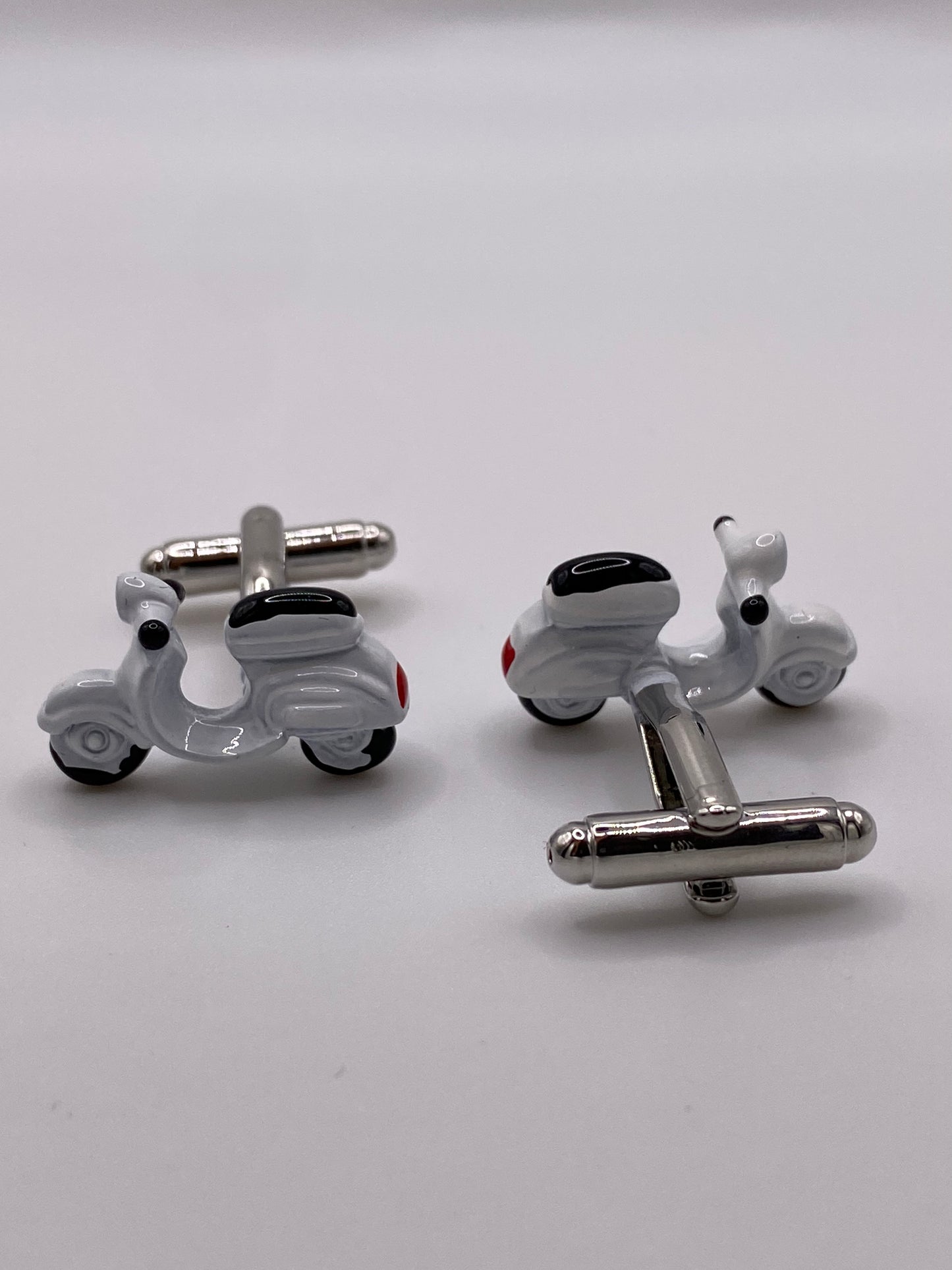 Gemelli da polso VESPA 3D bianca 312