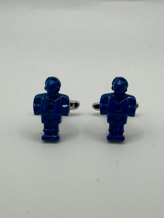 Gemelli da polso Omino blu calcio Balilla 334