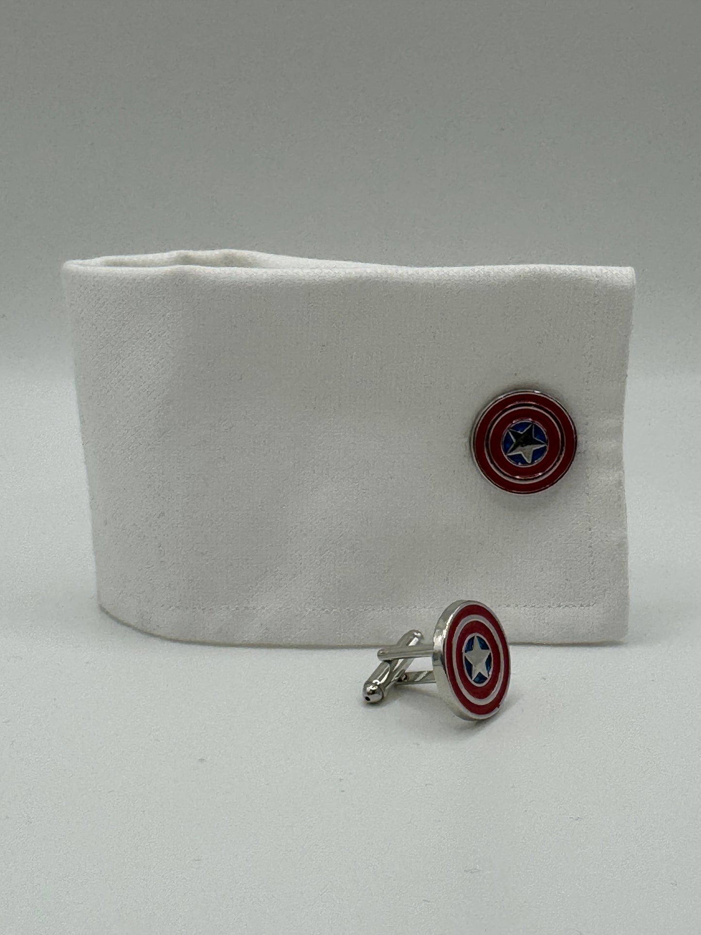 Gemelli da polso simbolo Capitan America 338