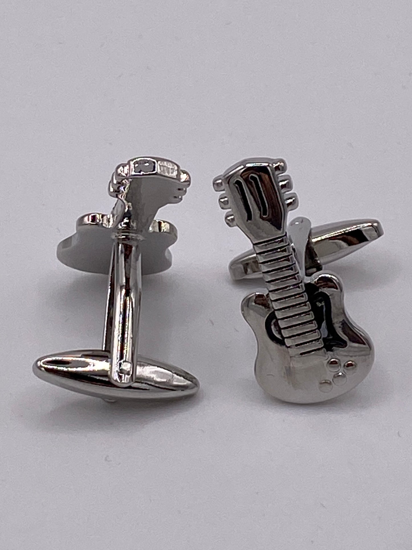 Gemello da polso CHITARRA ELETTRICA CROMATA 083
