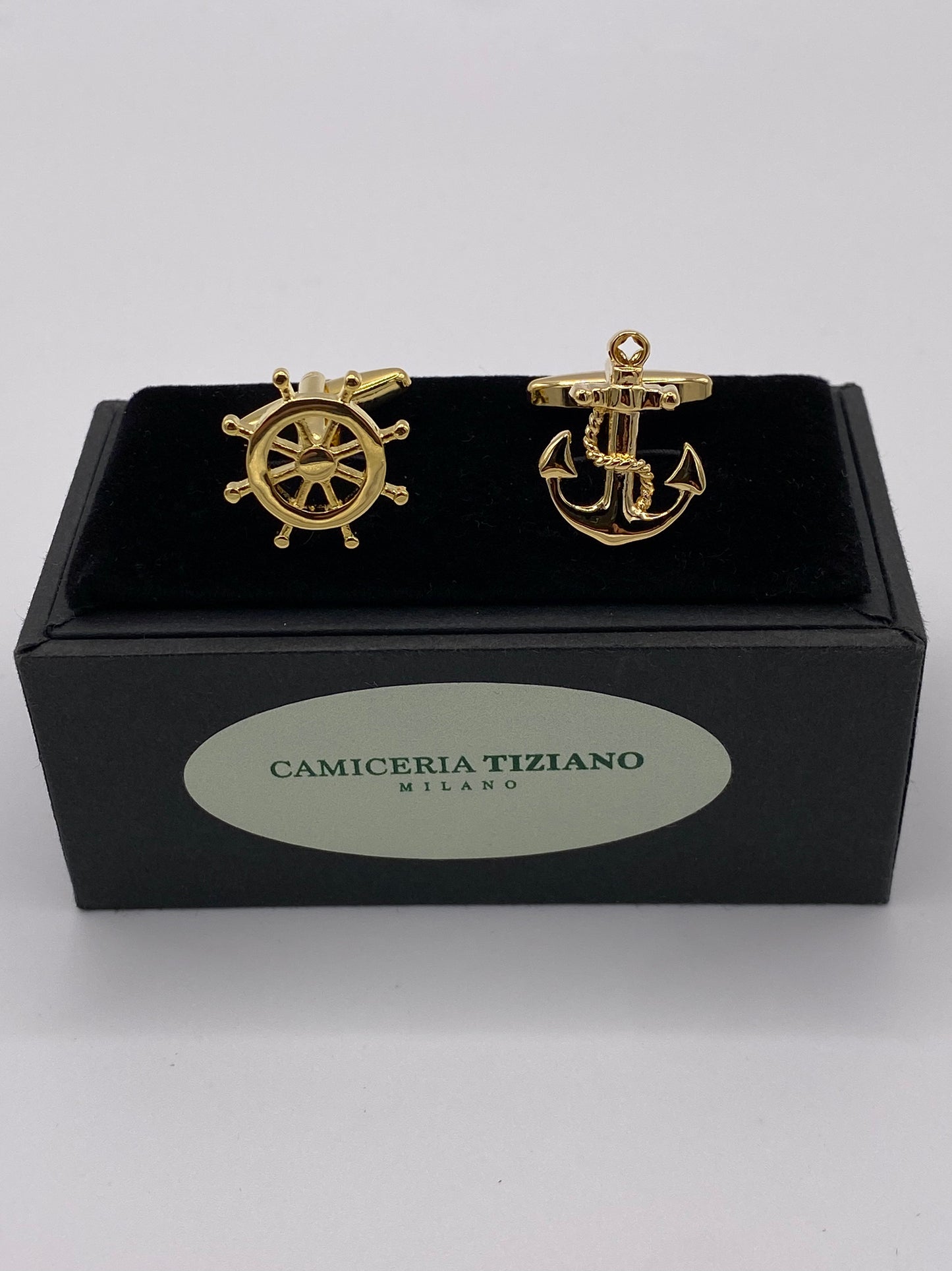 Gemello da polso ANCORA & TIMONE 033