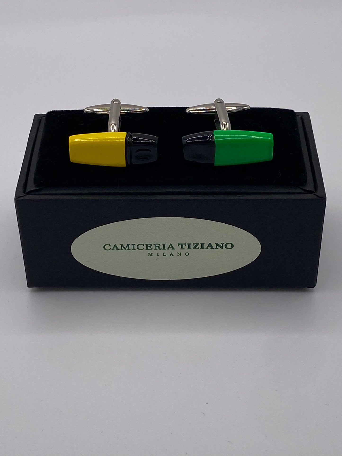 Gemello da polso EVIDENZIATORI GIALLO E VERDE 100