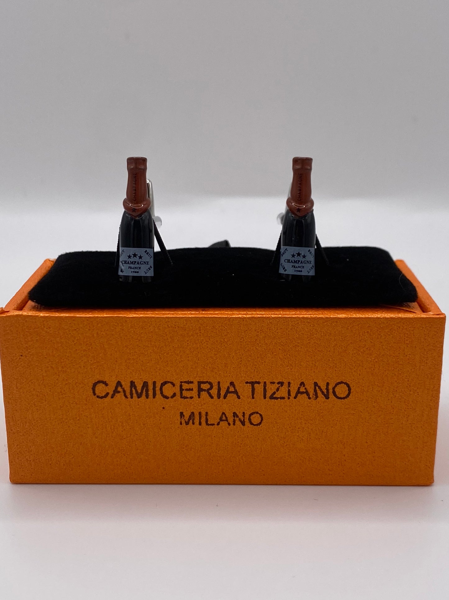 Gemello da polso CHAMPAGNE BOTTIGLIA SCURA 079