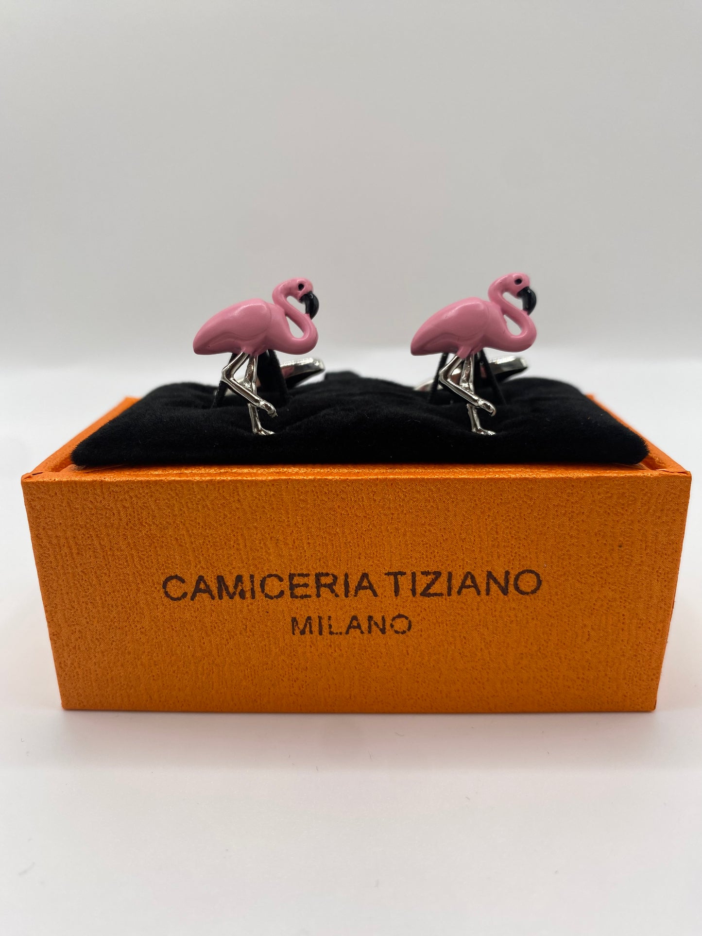 Gemello da polso FENICOTTERO ROSA 101