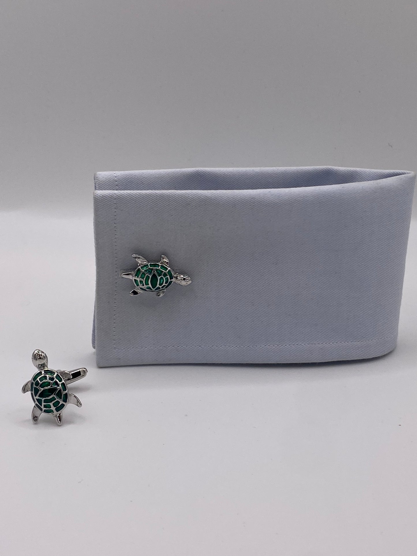 Gemello da polso TARTARUGA verde 204