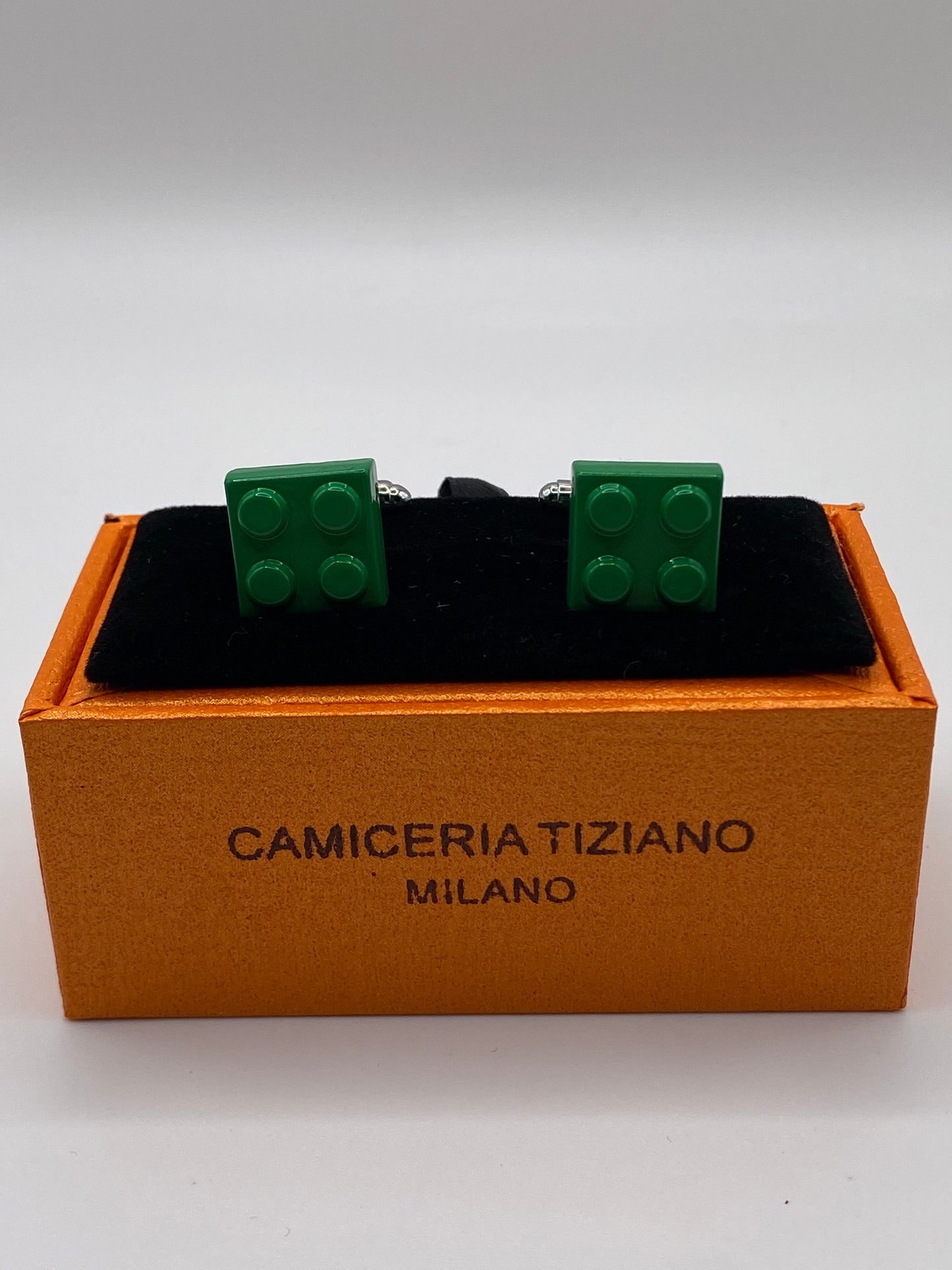 Gemello da polso MATTONCINO LEGO VERDE 281