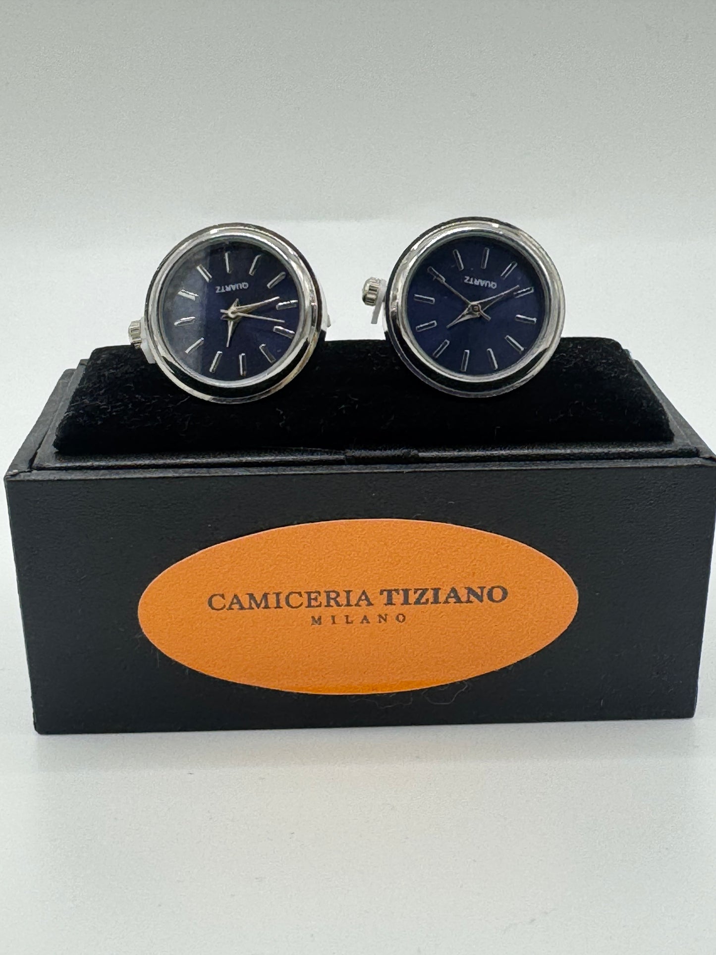 Gemelli da polso Orologio funzionante a batteria colori vari 337