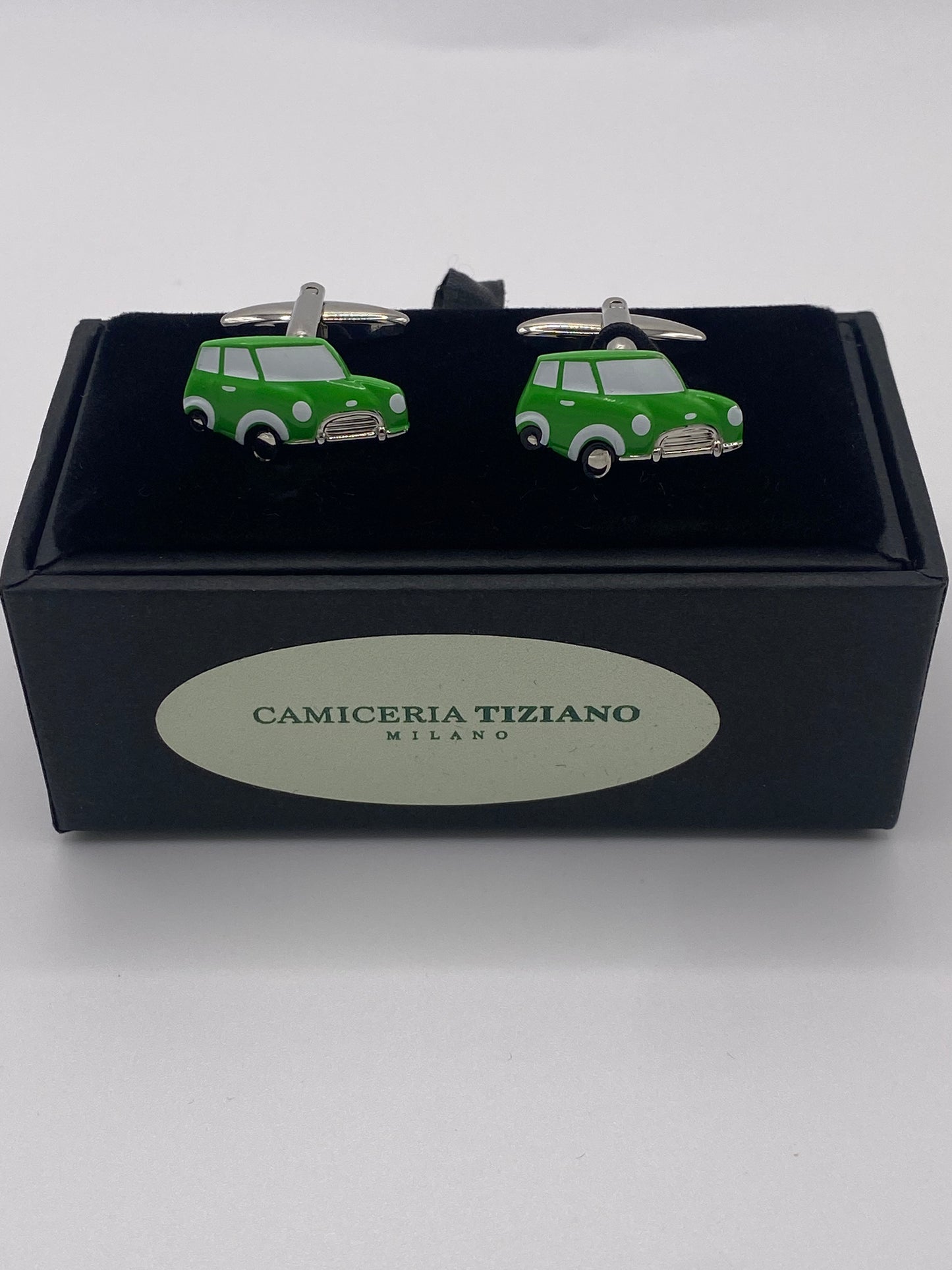 Gemello da polso AUTO MINI COOPER (verde)  046